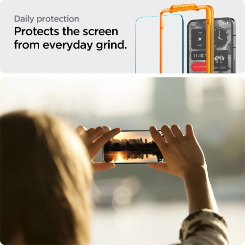 Szkło hartowane Spigen GLAS.tR AlignMaster Nothing Phone 2 Clear [2 PACK]
