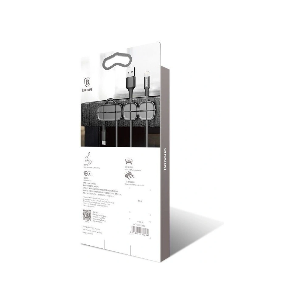 Hurtownia GSM - Organizer pentru cabluri Cross Peas Baseus - roșu - BSU133RED - {ean13} - Hurt