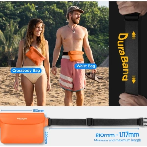 Hurtownia GSM - Wasserdichtes Etui Spigen A620 Universelle Wasserdichte Hüfttasche Sonnenuntergang Orange [2 PACK] - SPN2923 - {ean13} - Hurt