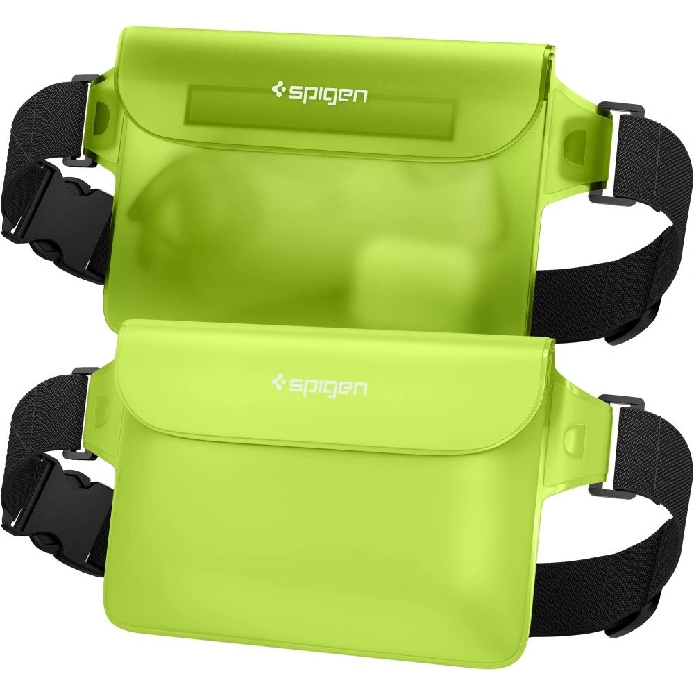 Hurtownia GSM - Wasserdichte Hülle Spigen A620 Universal Wasserdichte Hüfttasche Kaktusgrün [2 PACK] - SPN2924 - {ean13} - Hurt