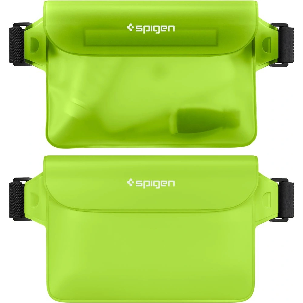 Hurtownia GSM - Wasserdichte Hülle Spigen A620 Universal Wasserdichte Hüfttasche Kaktusgrün [2 PACK] - SPN2924 - {ean13} - Hurt