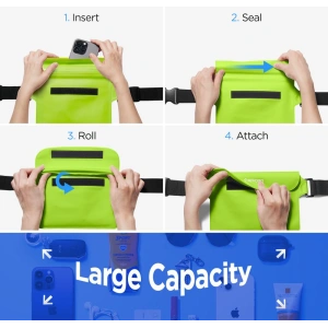 Wholesale Spigen A620 Universal Waterproof Waist Bag Cactus Green [2 PACK] - SPN2924 - {ean13} - Hurt