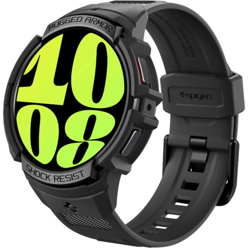 Hurtownia Spigen - 8809896748070 - SPN2925 - Pasek Spigen Rugged Armor Pro Samsung Galaxy Watch 6 44mm Black - B2B homescreen