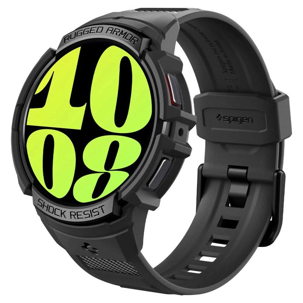 Hurtownia GSM - Pasek Spigen Rugged Armor Pro Samsung Galaxy Watch 6 44mm Schwarz - SPN2925 - {ean13} - Hurt