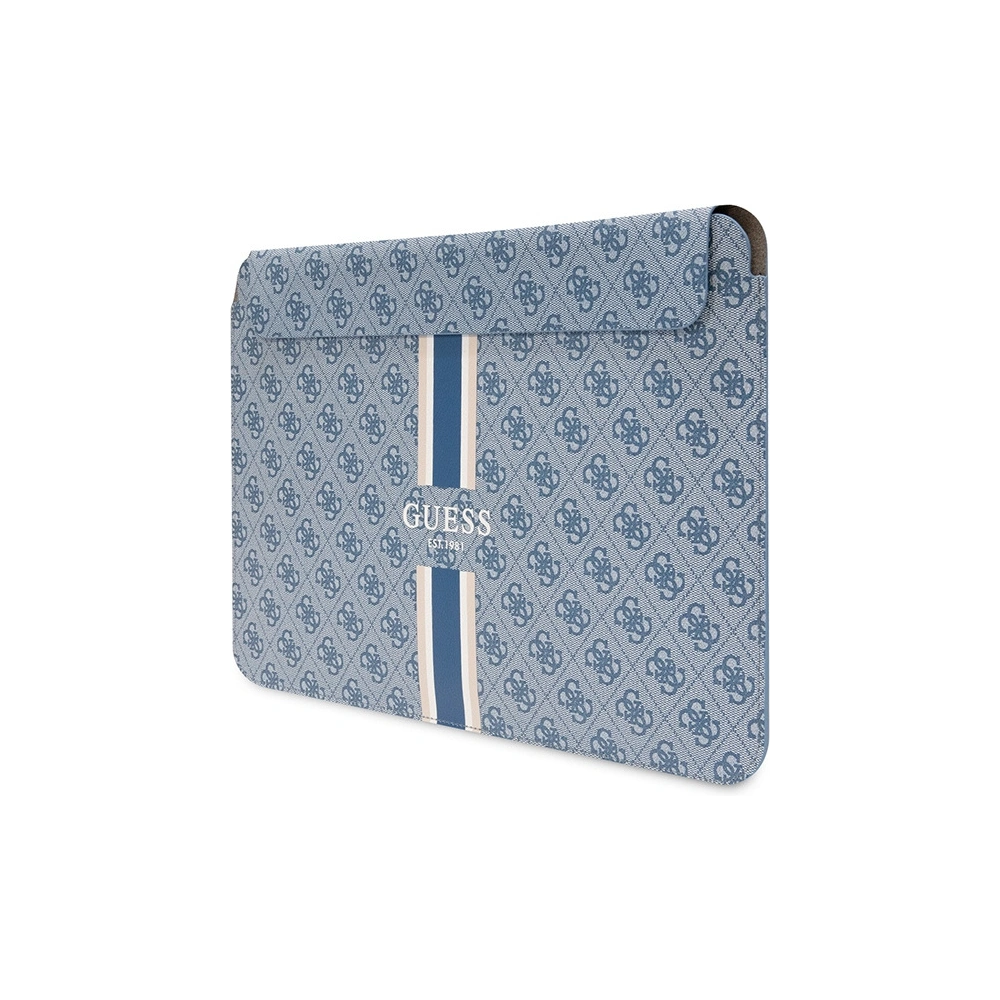 Hurtownia GSM - Etui Guess Sleeve GUCS16P4RPSB 16 palců modrý/blue 4G potisk pruhy - GUE2691 - {ean13} - Hurt