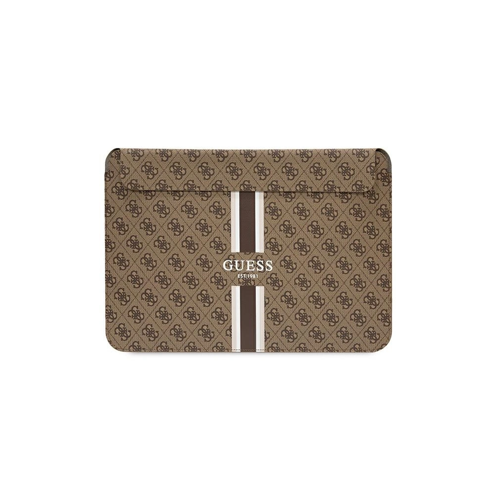 Hurtownia GSM - Etui Guess Sleeve GUCS16P4RPSW 16 palců hnědá/brown 4G Printed Stripes - GUE2694 - {ean13} - Hurt