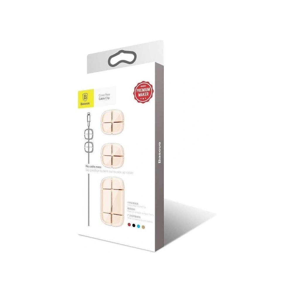 Wholesale Baseus Cross Peas Cable Organiser Brown - BSU134BR - {ean13} - Hurt