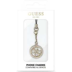 Závěs Guess GUCPM4DRD telefonní pásek 4G s krystalovým přívěskem