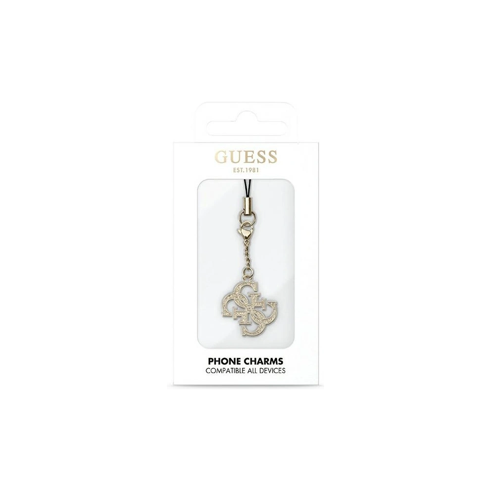 Hurtownia GSM - Zubehör Guess GUCPM4GID Handy Strap 4G Glitzer Charm - GUE2696 - {ean13} - Hurt