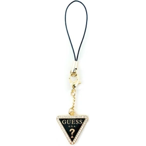 Zawieszka Guess GUCPMTDCK Phone Strap Triangle Diamond Charm with Rhinestones