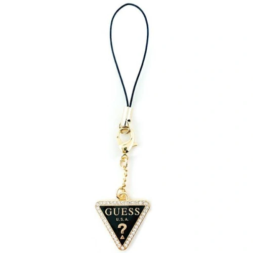 Zawieszka Guess GUCPMTDCK Phone Strap Triangle Diamond Charm with Rhinestones