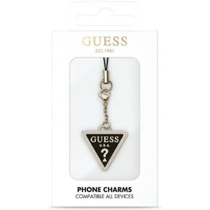 Závěs Guess GUCPMTDCK Telefonní popruh Trojúhelníkový diamantový přívěsek s kamínky