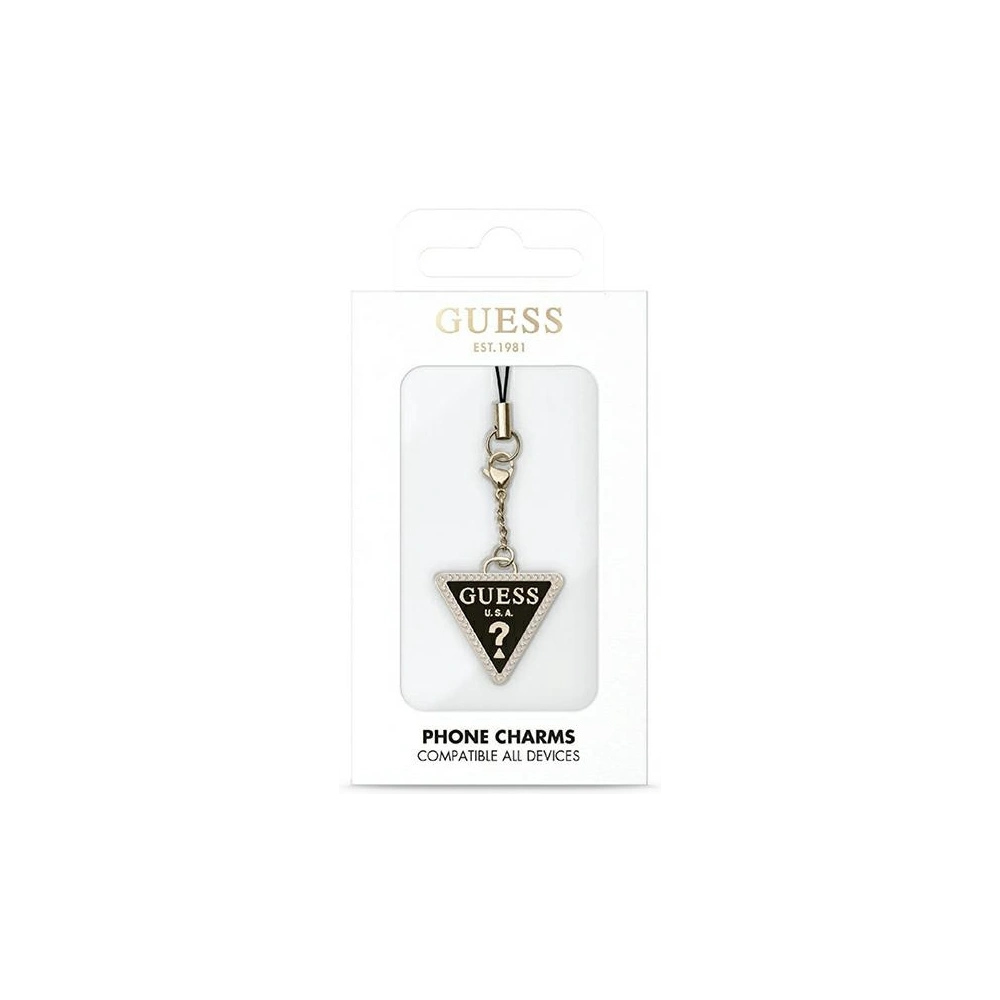 Hurtownia GSM - Zawieszka Guess GUCPMTDCK Phone Strap Triangle Diamond Charm with Rhinestones - GUE2698 - {ean13} - Hurt