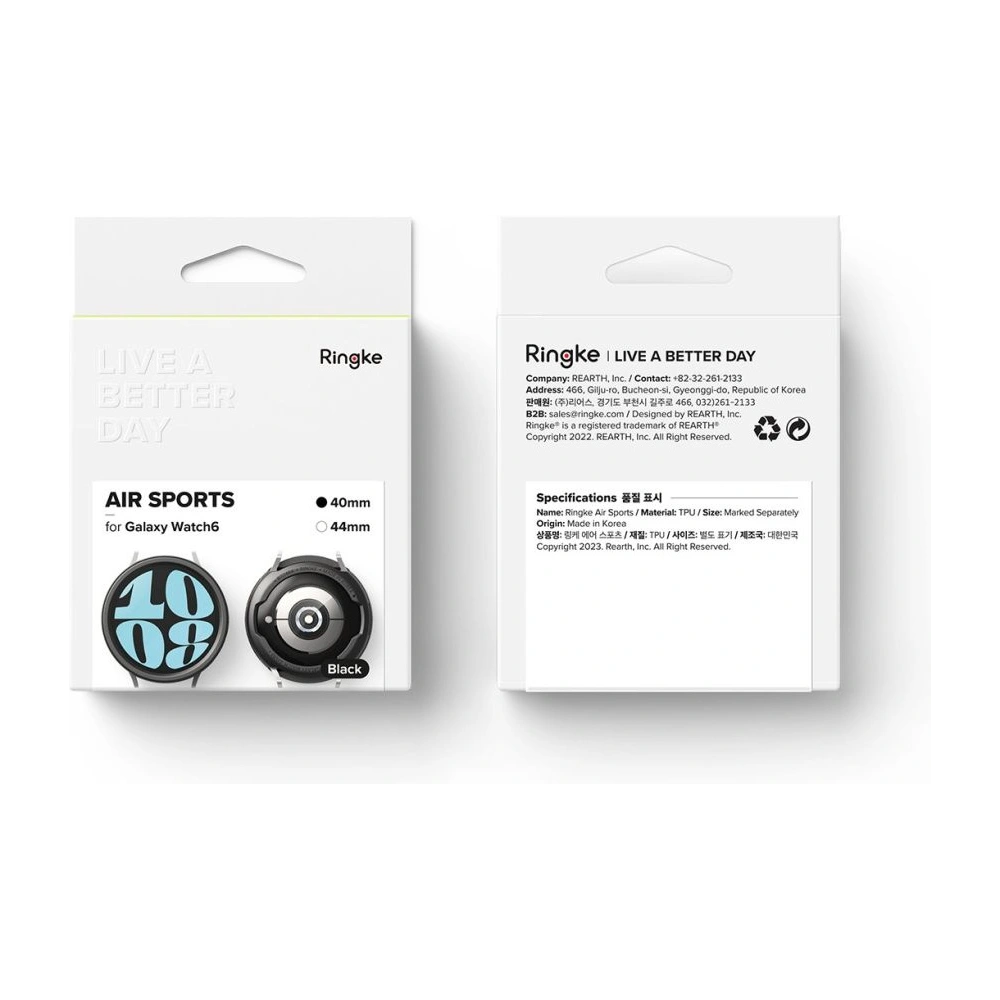 Hurtownia GSM - Etui Ringke Air Samsung Galaxy Watch 6 40mm Fekete - RGK1824 - {ean13} - Hurt