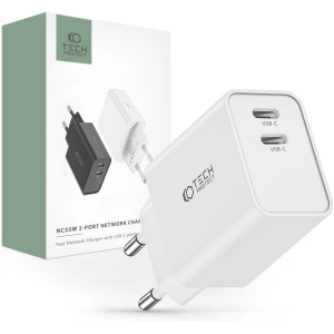 Wholesale Tech-Protect C35W 2-port Network Charger PD 35W White - THP2185 - {ean13} - Hurt