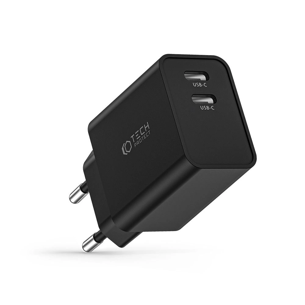 Hurtownia GSM - Netzteil Tech-Protect C35W 2-Port Netzladegerät PD 35W Schwarz - THP2186 - {ean13} - Hurt