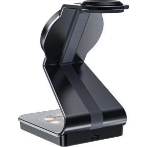 Hurtownia GSM - Ładowarka bezprzewodowa Tech-Protect Qi15W-A29 3in1 Magnetic MagSafe Wireless Charger Black - THP2187 - {ean13} - Hurt