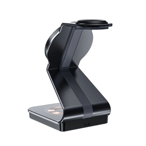 Ładowarka bezprzewodowa Tech-Protect Qi15W-A29 3in1 Magnetic MagSafe Wireless Charger Black