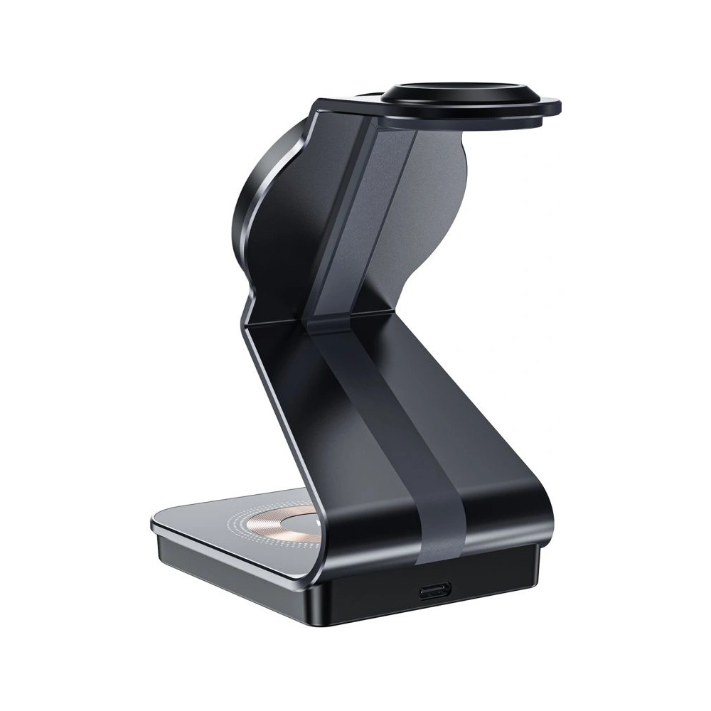 Hurtownia GSM - Vezeték nélküli töltő Tech-Protect Qi15W-A29 3in1 Magnetic MagSafe vezeték nélküli töltő Fekete - THP2187 - {ean13} - Hurt