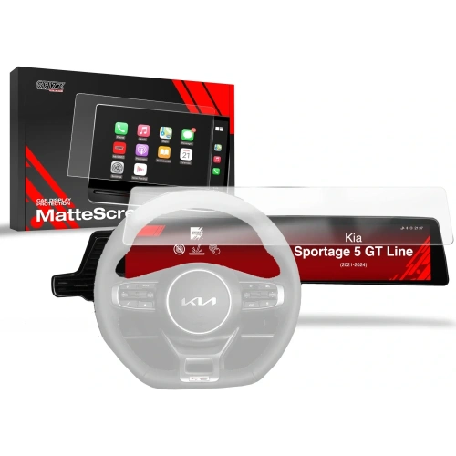 Folia matowa GrizzGlass CarDisplay Protection do Kia Sportage 5 GT Line 12,3" (2021-2024)