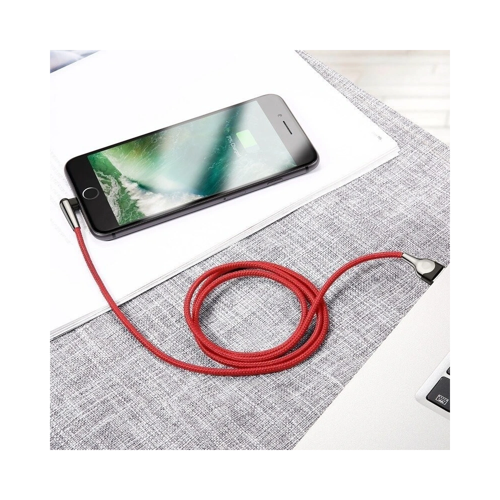 Wholesale Baseus USB Type-A to Lightning MVP Cable 2.4A 1M Red - BSU143RED - {ean13} - Hurt