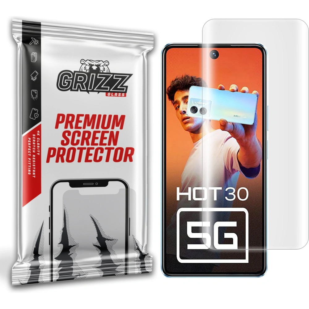 Hurtownia GSM - Fólie hydrogelová GrizzGlass Hydrofilm pro Infinix Hot 30 5G - GRZ6226 - {ean13} - Hurt