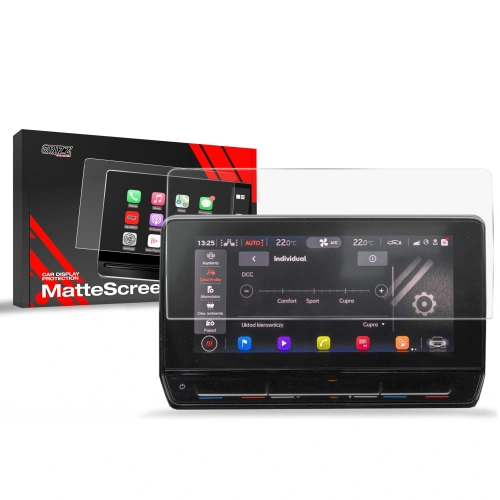 Folia matowa GrizzGlass CarDisplay Protection do Cupra Leon 10" (2020-2024)