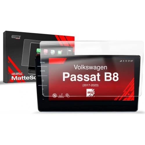 Folia matowa GrizzGlass CarDisplay Protection do Volkswagen VW Passat B8 Discover Pro (2017-2023)