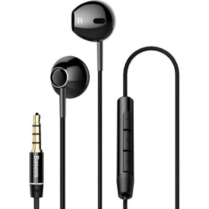 Baseus Encok H06 Wired Headphones Black