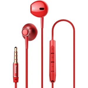 Baseus Encok H06 Wired Headphones Red