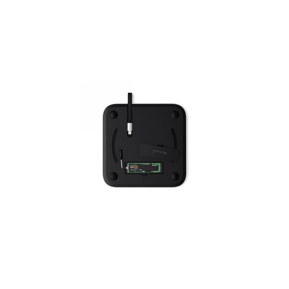 Hurtownia GSM - Podstawka Satechi Aluminium Hub SSD do Apple Mac Mini z USB-C, 3x USB-A, czytnik kart micro/SD, jack - STH73 - {ean13} - Hurt
