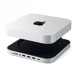 Hurtownia GSM - Alumínium Hub SSD Satechi a Apple Mac Mini-hoz USB-C, 3x USB-A, micro/SD kártyaolvasó, jack - STH73 - {ean13} - Hurt