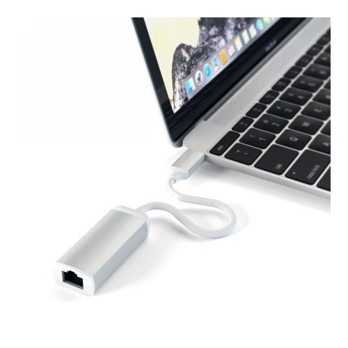 Adapter Satechi Type-C do Gigabit Ethernet (silver)