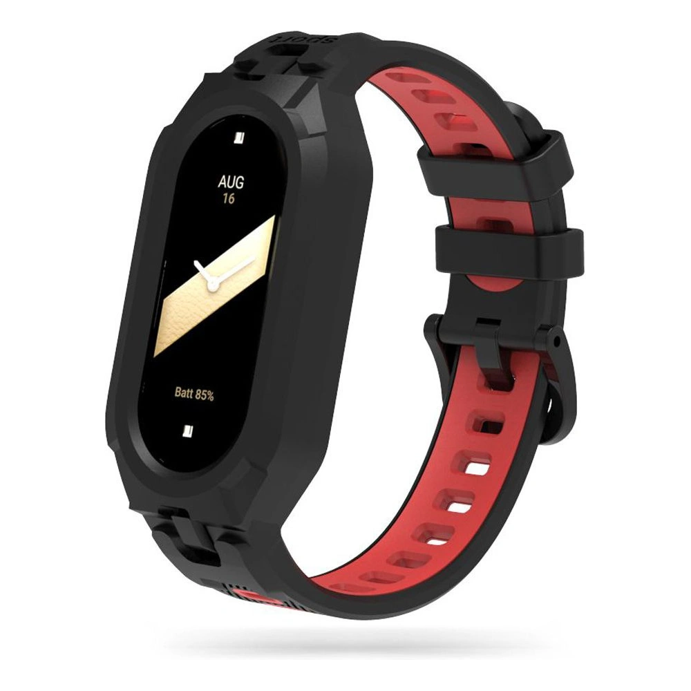 Hurtownia GSM - Etui Tech-Protect Armour Xiaomi Smart Band 8 / 8 NFC / 9 fekete/piros - THP2195 - {ean13} - Hurt