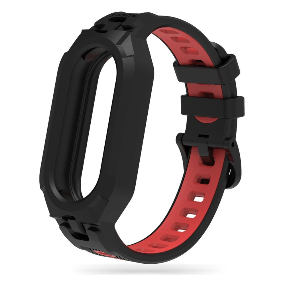 Hurtownia GSM - Etui Tech-Protect Armour Xiaomi Smart Band 8 / 8 NFC / 9 negru/roșu - THP2195 - {ean13} - Hurt