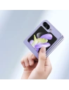 Wholesale Samsung Galaxy Z Flip 5 5G Leather Flip Wallet Back Cover Dux Ducis Bril purple - DDS1799 - {ean13} - Hurt