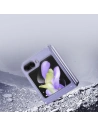 Wholesale Samsung Galaxy Z Flip 5 5G Leather Flip Wallet Back Cover Dux Ducis Bril purple - DDS1799 - {ean13} - Hurt