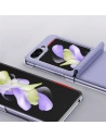 Wholesale Samsung Galaxy Z Flip 5 5G Leather Flip Wallet Back Cover Dux Ducis Bril purple - DDS1799 - {ean13} - Hurt