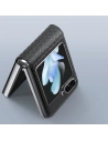 Wholesale Samsung Galaxy Z Flip 5 5G Leather Flip Wallet Back Cover Dux Ducis Bril black - DDS1800 - {ean13} - Hurt