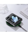 Hurtownia GSM - Etui Samsung Galaxy Z Flip 5 5G skórzane z klapką portfel pokrowiec na tył Dux Ducis Bril czarne - DDS1800 - {ean13} - Hurt
