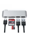 Hurtownia GSM - Hub Satechi Type-C USB Pass-through für mobile USB-C Geräte 60W, 2x USB-A, micro/SD Kartenleser silber - STH83 - {ean13} - Hurt