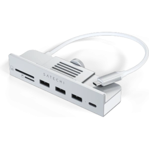 Hurtownia GSM - Hub Satechi USB-C Clamp az Apple iMac M1 2021 24 / Apple iMac M1 27 2022 USB-C, 3x USB-A, micro/SD kártyaolvasó - STH84 - {ean13} - Hurt