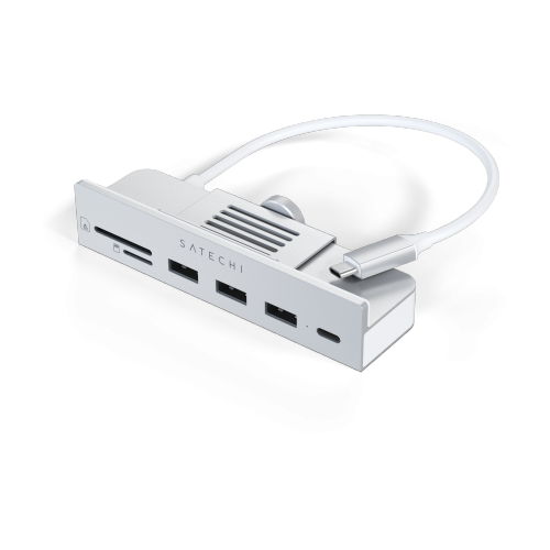 Satechi Distributor - 810086360116 - STH84 - Satechi USB-C Clamp for Apple iMac M1 24 2021/27 2022 USB-C, 3x USB-A, micro/SD card reader - B2B homescreen