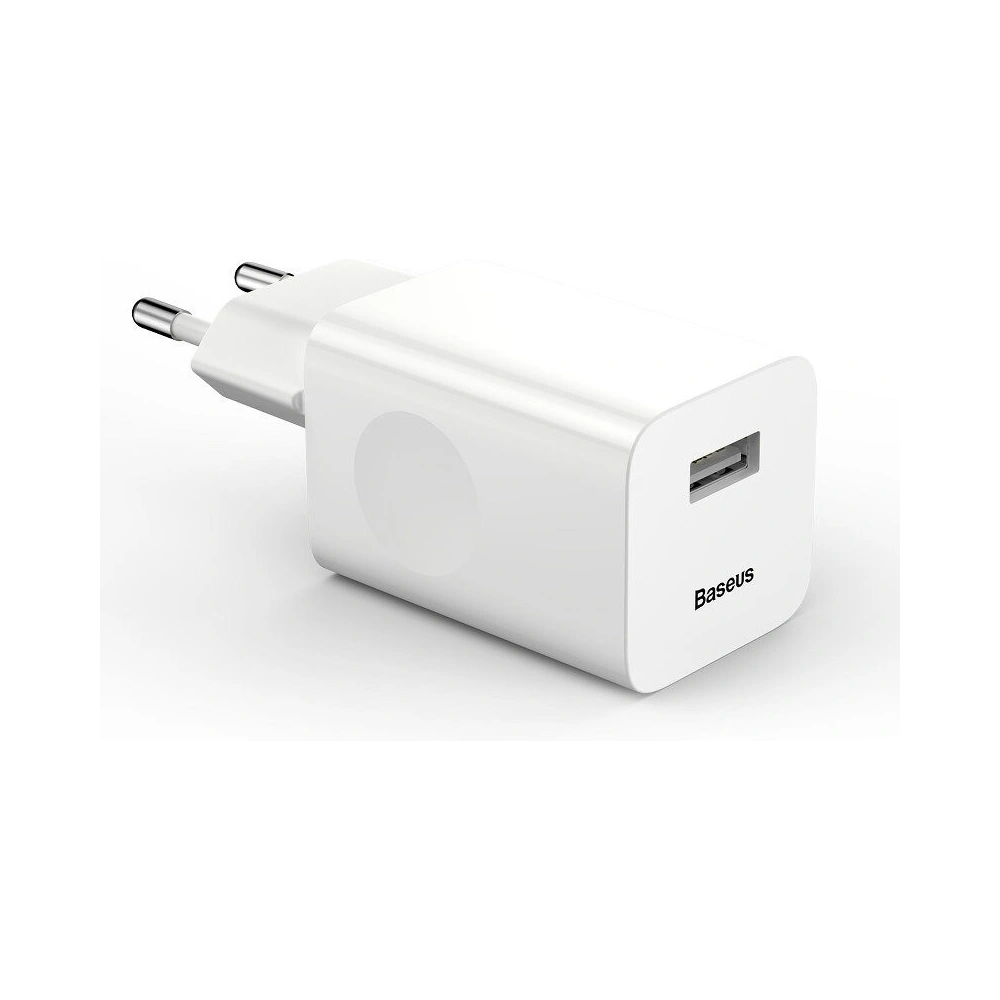 Hurtownia GSM - Síťová nabíječka Baseus Rychlá nabíječka USB 3.0 - bílá - BSU162WHT - {ean13} - Hurt