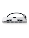 Hub Satechi Alumínium Type-C Clamp Pro Apple iMac 2017/2019/2020 USB-C, 3x USB-A, micro/SD kártyaolvasó
