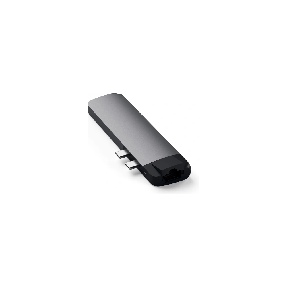 Hurtownia GSM - Hub Satechi Type-C Pro dupla USB-C-val a MacBook USB-C-hez, PD, 87W, 2x USB-A, HDMI 4K, micro/SD kártyaolvasó - STH87 - {ean13} - Hurt