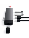 Hurtownia GSM - Hub Satechi Type-C Pro dupla USB-C-val a MacBook USB-C-hez, PD, 87W, 2x USB-A, HDMI 4K, micro/SD kártyaolvasó - STH87 - {ean13} - Hurt