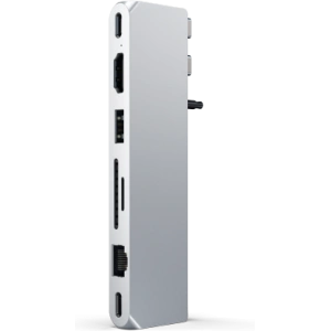 Hurtownia GSM - Hub Satechi Pro Max dupla USB-C-vel MacBookhoz 2x USB-C, USB-A, 4K HDMI, micro/SD kártyaolvasó, Ethernet - STH88 - {ean13} - Hurt