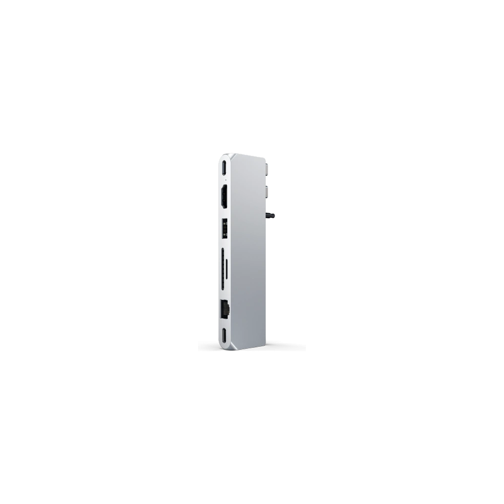 Hurtownia GSM - Hub Satechi Pro Max dupla USB-C-vel MacBookhoz 2x USB-C, USB-A, 4K HDMI, micro/SD kártyaolvasó, Ethernet - STH88 - {ean13} - Hurt