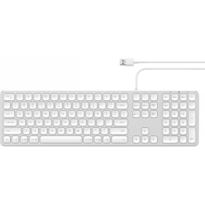 Hurtownia GSM - Tastatur Satechi Aluminium USB-A kabelgebundene Tastatur mit Ziffernblock (silber) - STH89 - {ean13} - Hurt